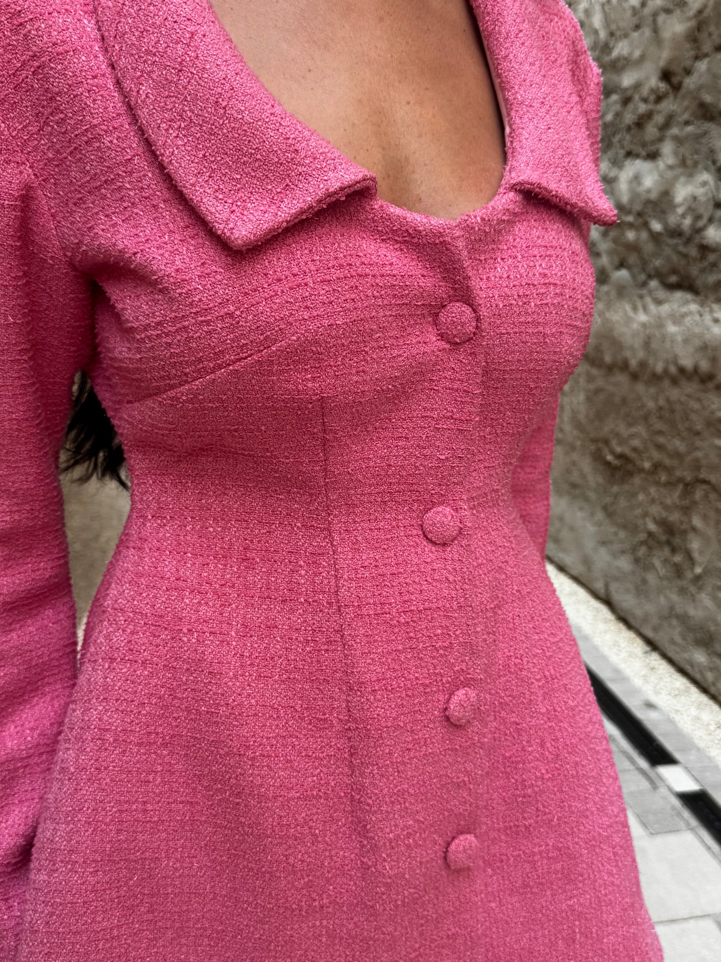 Rosé Coat Dress