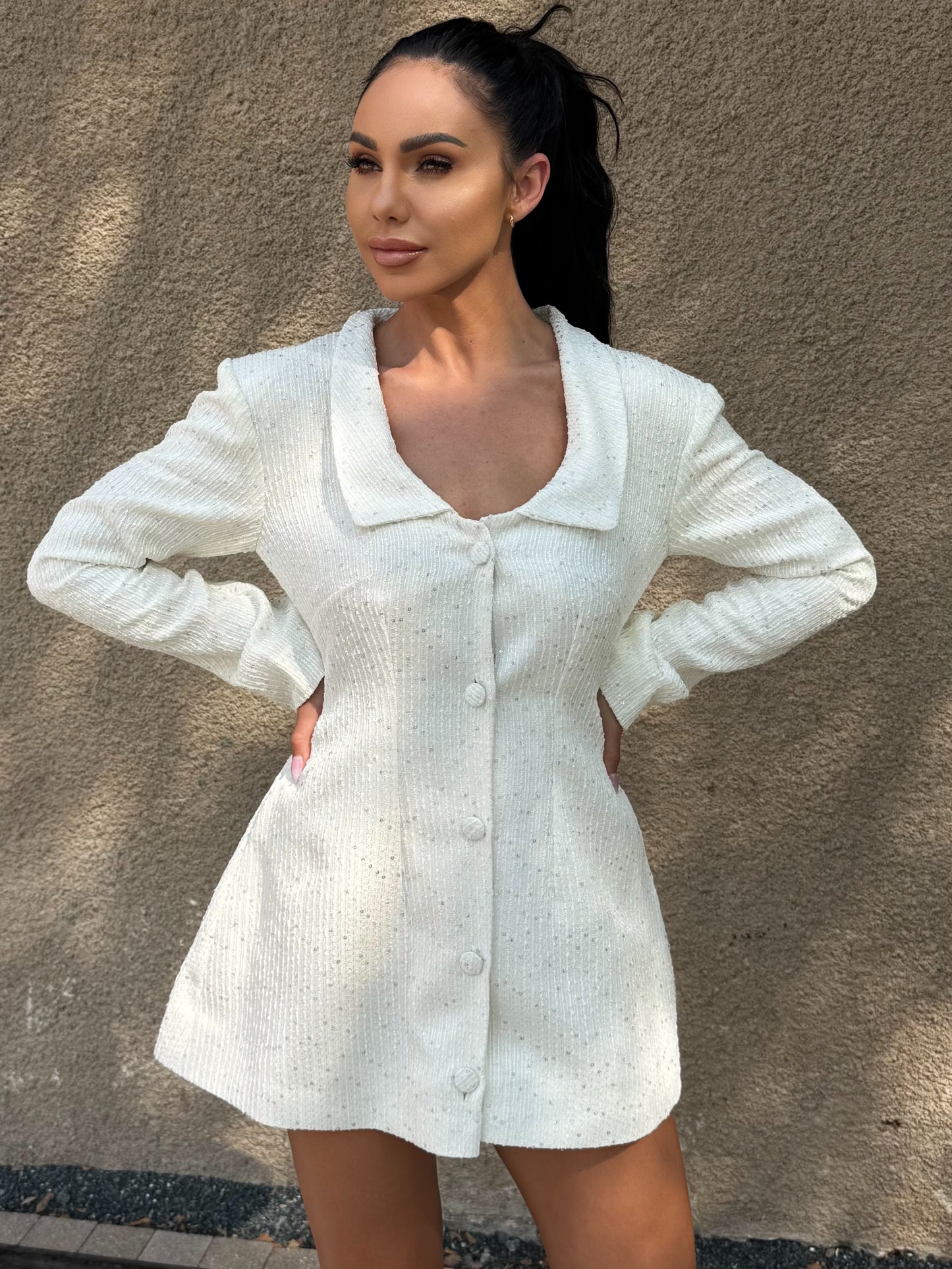 Snowfall Coat Dress