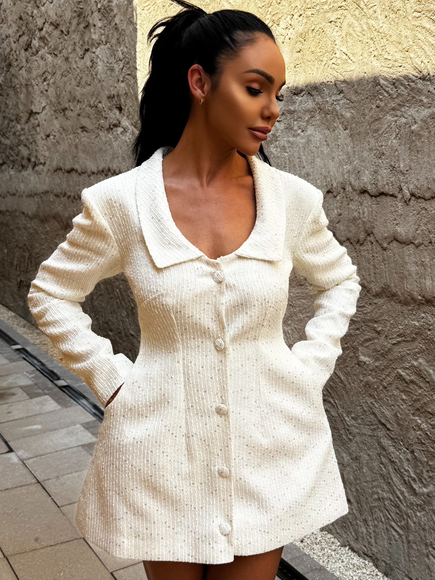Snowfall Coat Dress