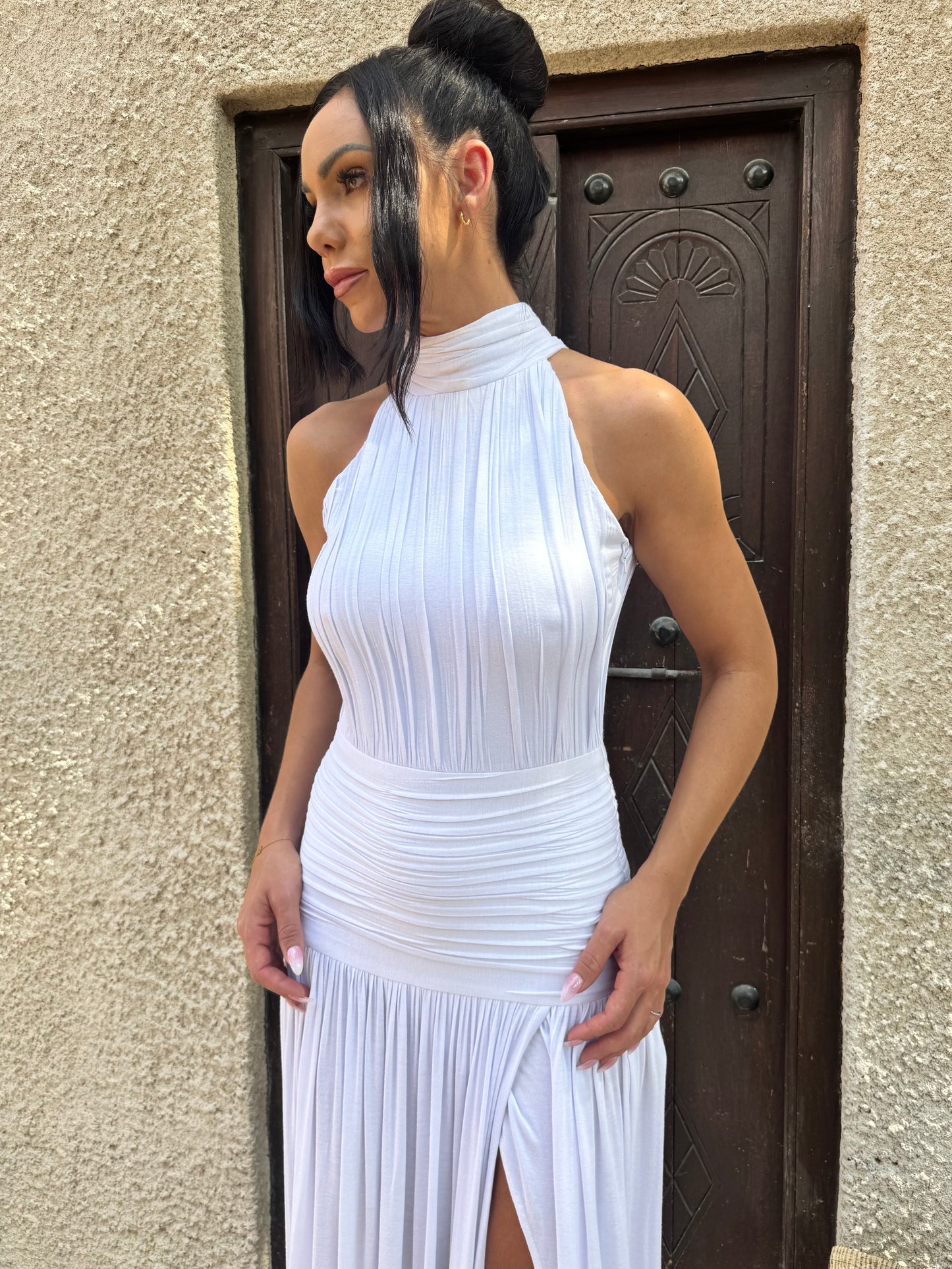 Celeste Halter Dress
