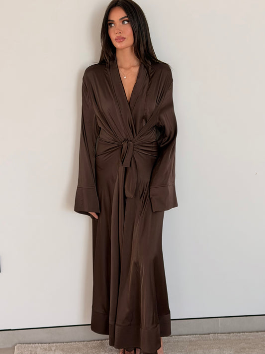 The Élan Wrap Kimono Dress