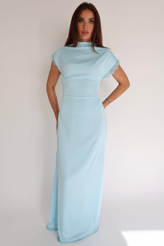 Elodie Lace-Trim Maxi Dress